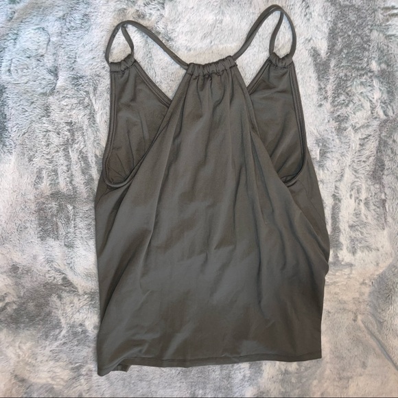 Gray Ink & Ivy Tank Top with String Straps Size Large - Picture 6 of 6